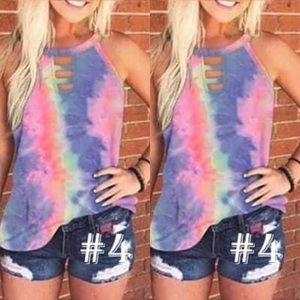 Womens Rainbow tank